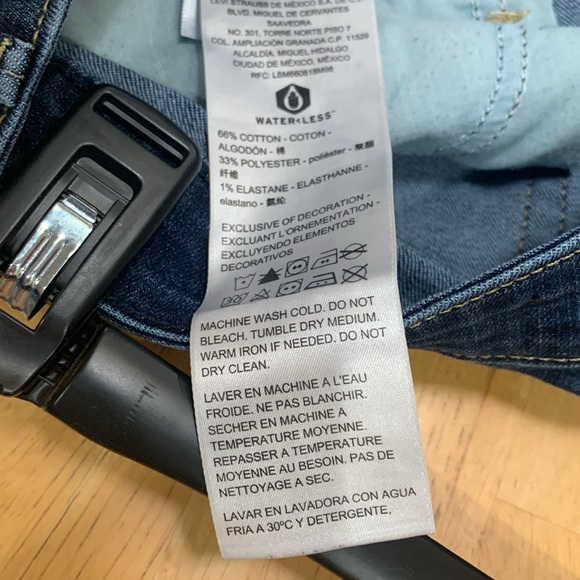 Levi Strauss midrise slim cotton/polyester/elastane denim W30,L30 straight leg. - Picture 8 of 13
